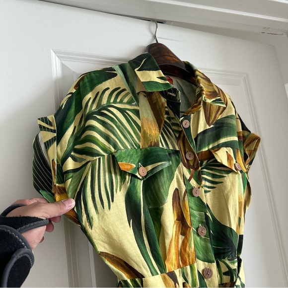 Farm Rio Yellow Bananart Romper - Picture 2 of 9